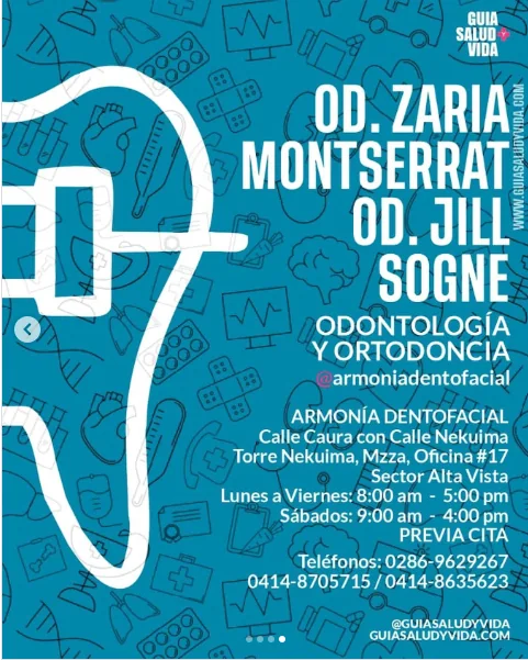 Información de contacto Armonía