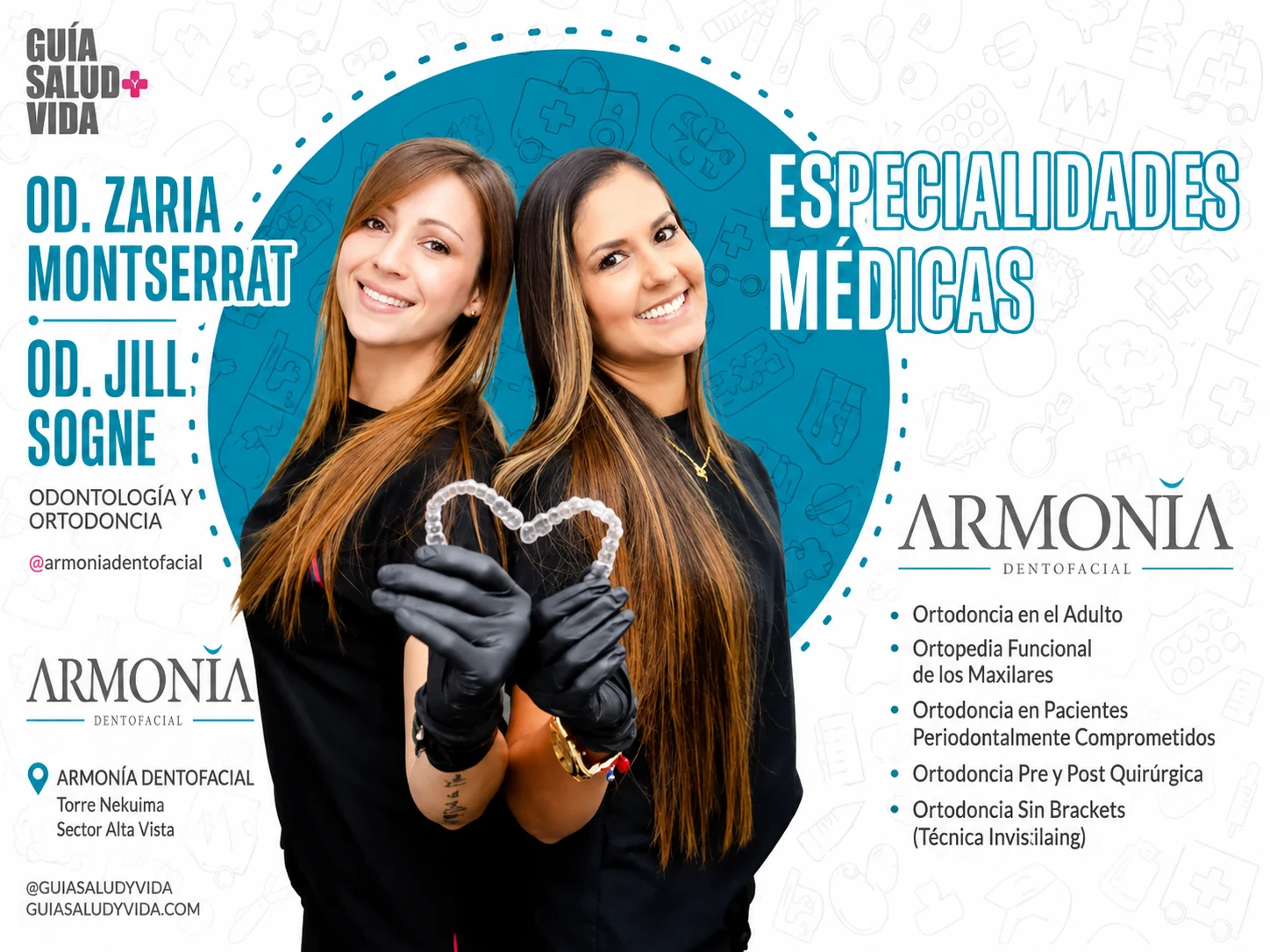 Guía Salud y Vida: Armonía Dentofacial, especialidades médicas, odontología y ortodoncia